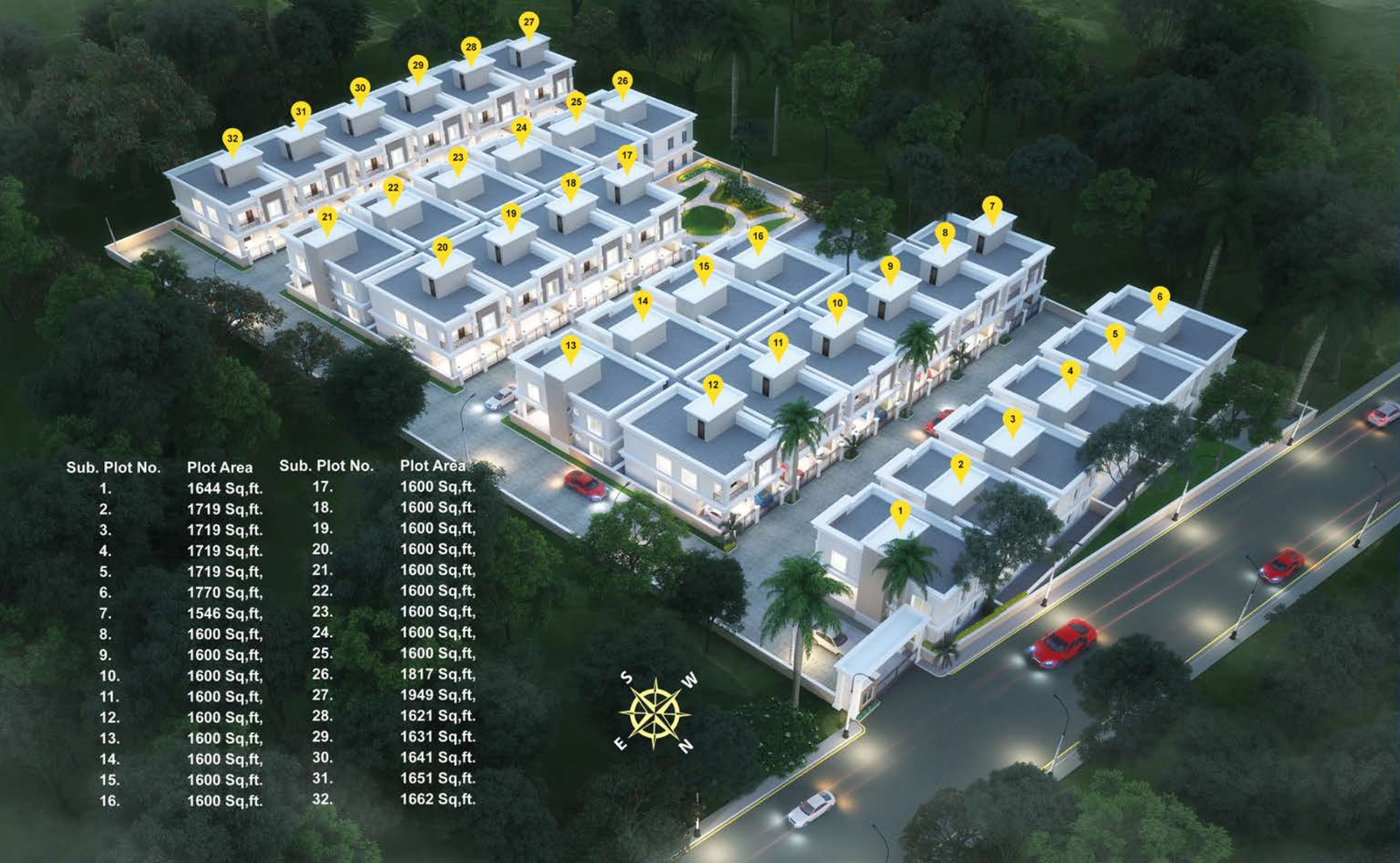 Master plan of S B Kokila Dream Home Bhubaneswar