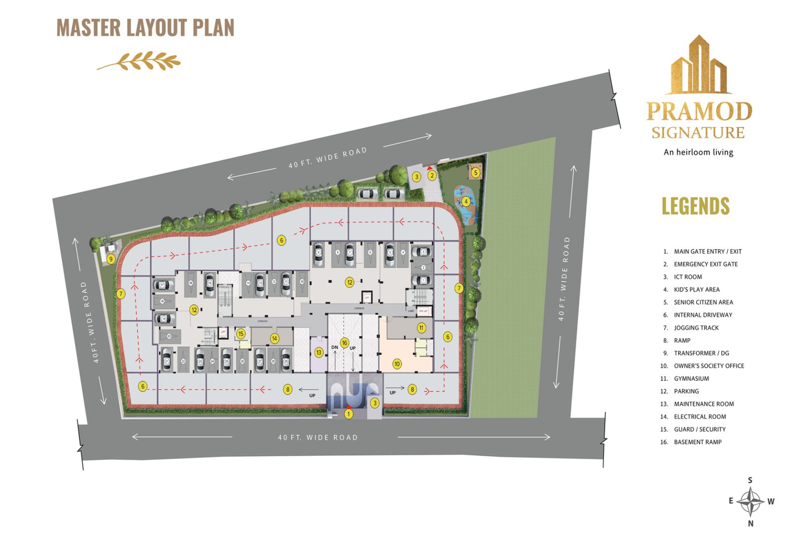 Shree Pramod Heights masterplan layout